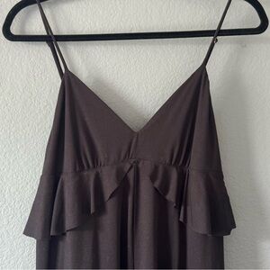 Women’s Ankle Crop Jumpsuit — Black